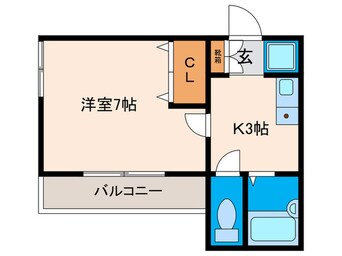 間取図 オ－エ－ハイツ