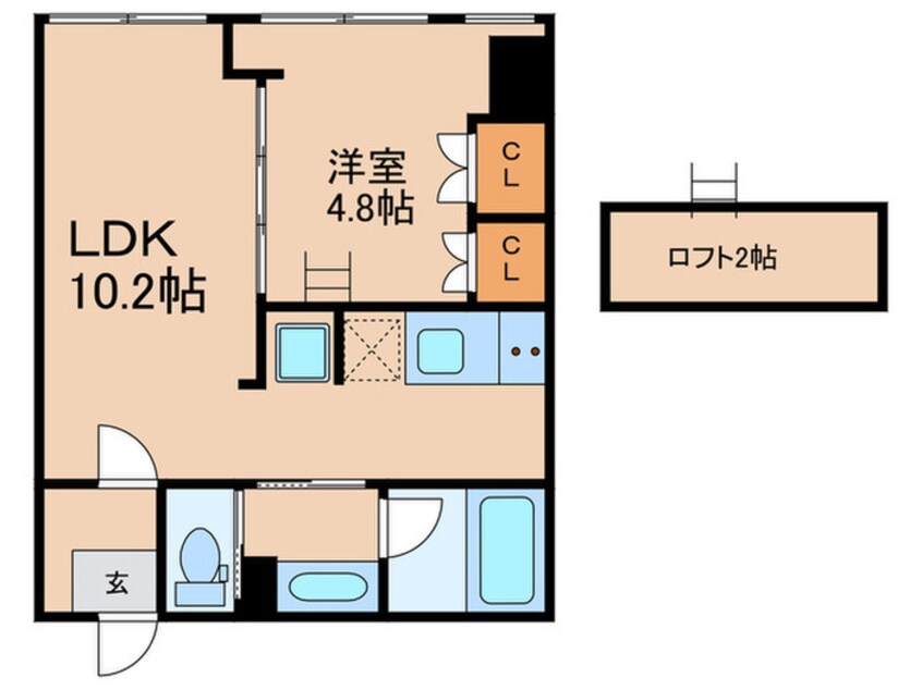 間取図 Ｍ＆Ｍｓ　ａｐａｒｔｍｅｎｔ