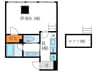 Ｍ＆Ｍｓ　ａｐａｒｔｍｅｎｔ 1Kの間取り