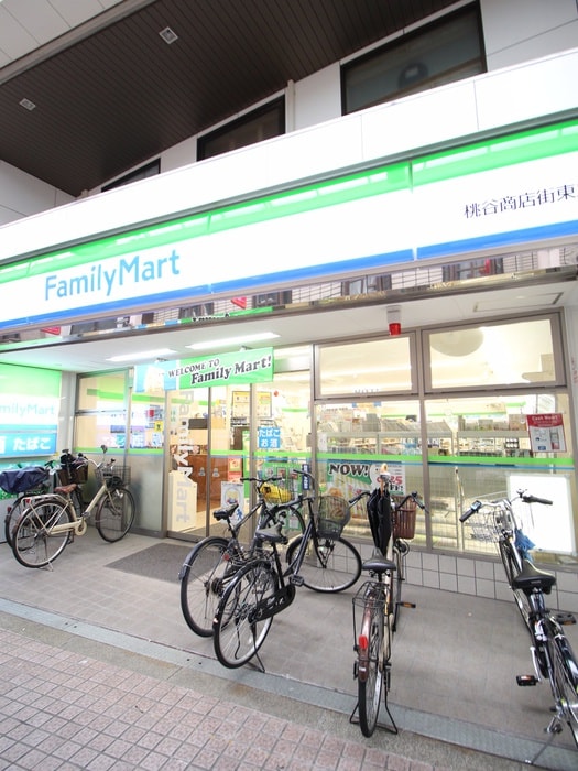 ファミリーマート桃谷公園前(コンビニ)まで100m フジパレス桃谷