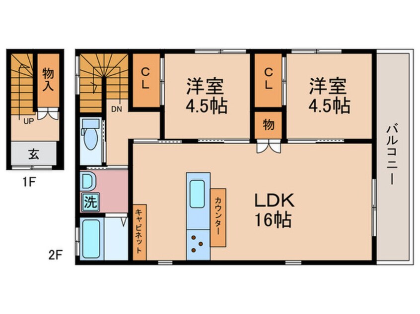 間取図 清水 小菱庵