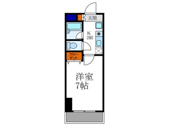 間取図 ヴェ－ル一乗寺