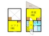 ロフティ西京極郡町 1Kの間取り