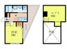ロフティ西京極郡町 1Kの間取り