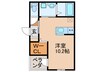 アールコート枚方東田宮 1Rの間取り