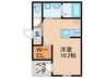 仮）枚方市東田宮新築計画 1Rの間取り