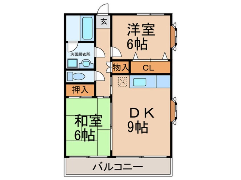 間取図 ラ・ルミエ－ル