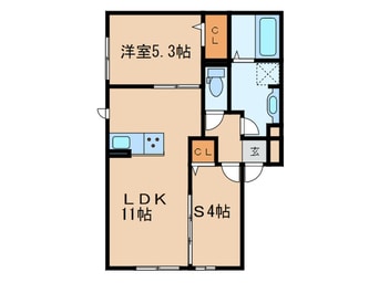 間取図 セジュール塚口Ⅳ