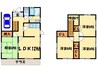 スクエア寺本A棟 4LDKの間取り