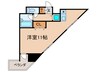 メゾンソレイユ 1Rの間取り