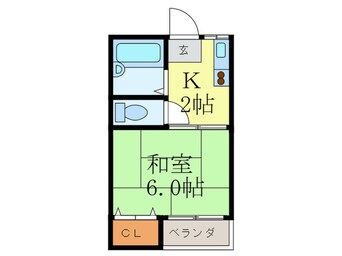 間取図 三功ビル