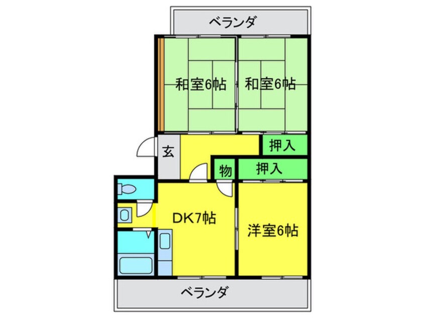 間取図 村田第1マンション