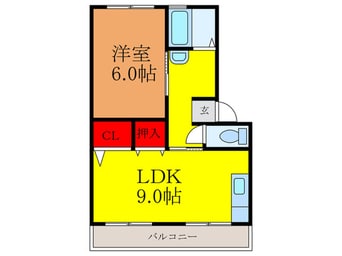 間取図 第一田中ﾏﾝｼｮﾝ