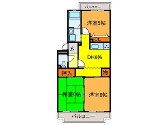 間取図 サンハイム南山本