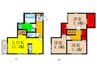 第2プラネットハウス吉田 3LDKの間取り