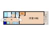 アークリード石山 1Kの間取り