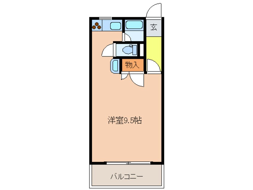 間取図 Η´ｓ　ｆｌａｔｓ