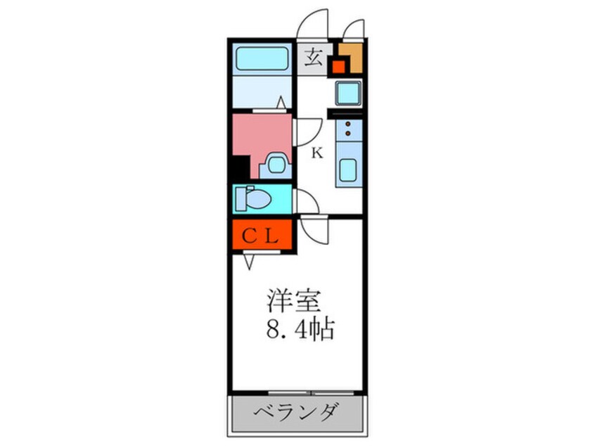 間取図 リブリ・長岡京