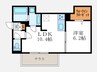 アイ・シャルム鹿王 1LDKの間取り