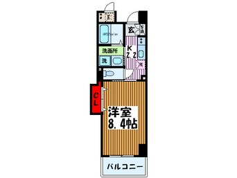 間取図 グランルージュ城東
