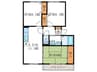 Pine Garden 3LDKの間取り