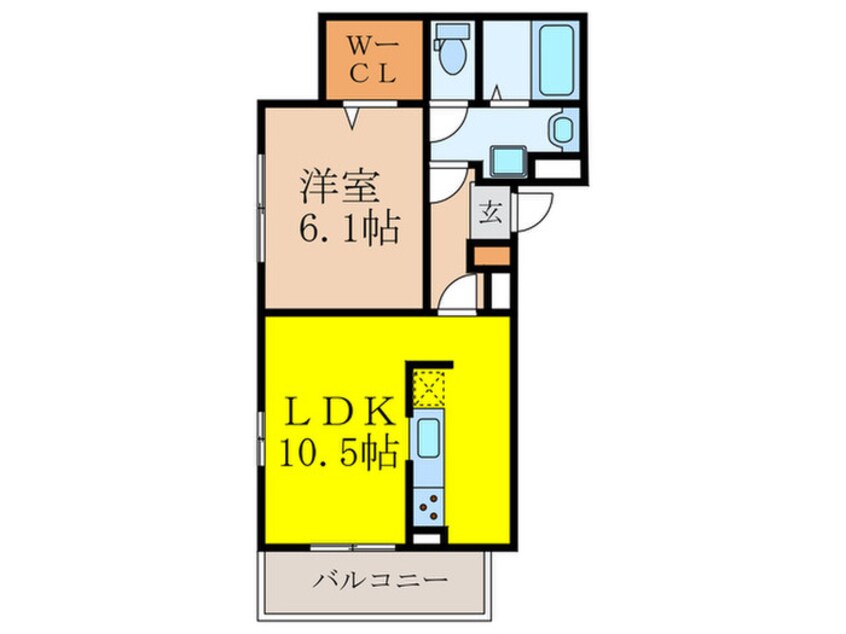 間取図 レオン　パッソ