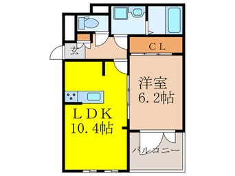 間取図 レオン　パッソ