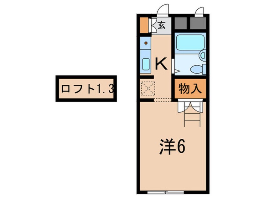 間取図 SANTA LOWS 芦屋川