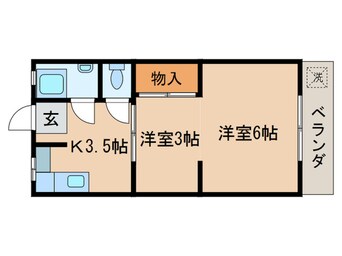 間取図 マンション山科Ａ棟