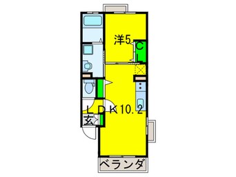 間取図 クレアシエスタ