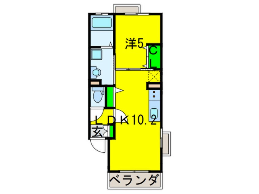 間取図 クレアシエスタ