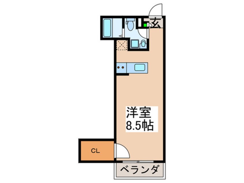 間取図 フェリオ南津守