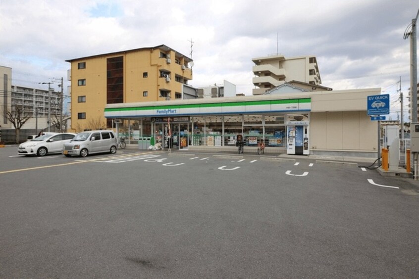 ファミリーマート　東住吉矢田店(コンビニ)まで350m パークCITY東住吉E棟