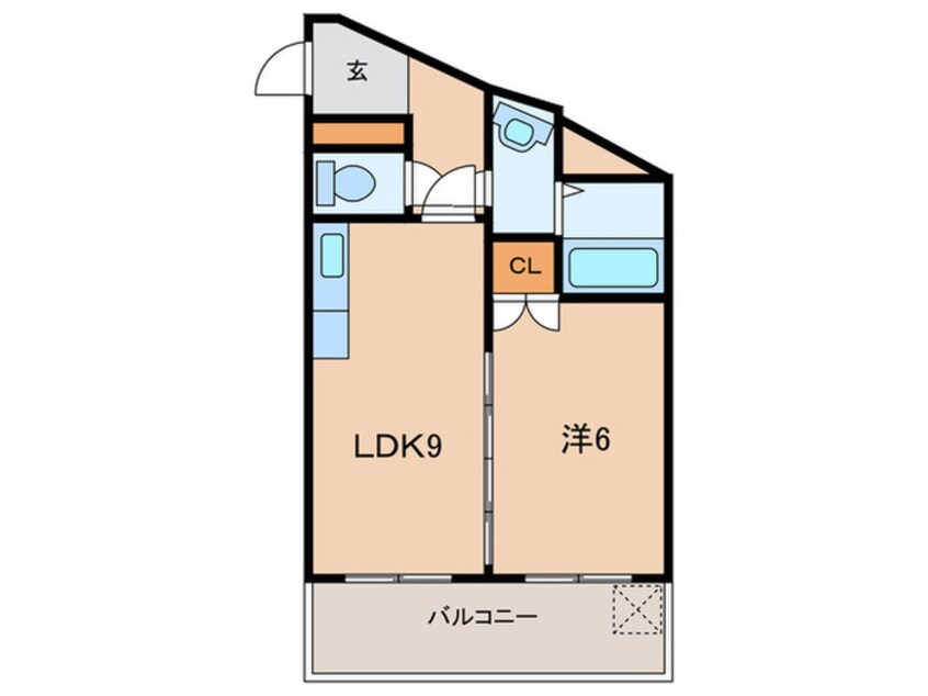 間取図 ファロス芦屋