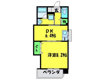 間取図 ハイツ・カトレヤ