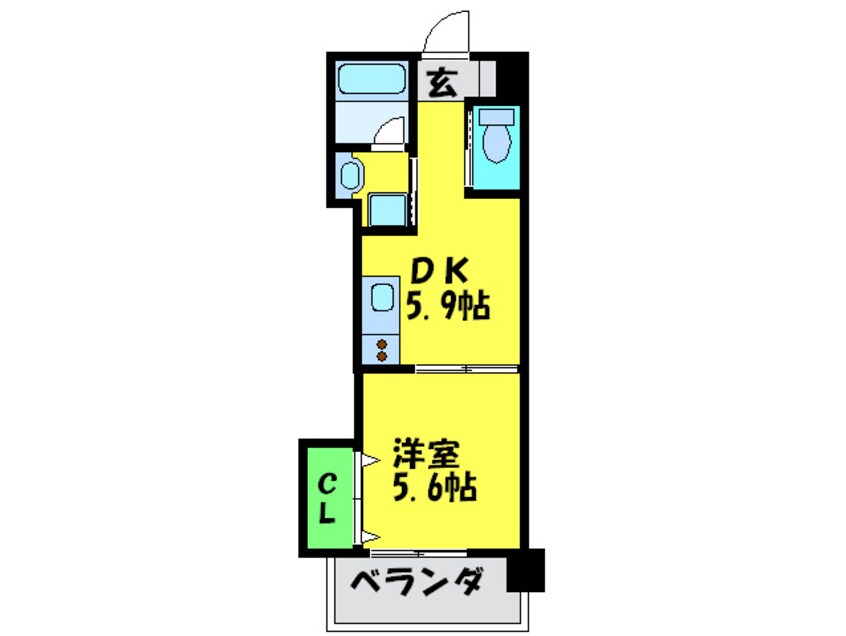 間取図 ハイツ・カトレヤ