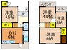 長尾家具町１丁目貸家 4DKの間取り