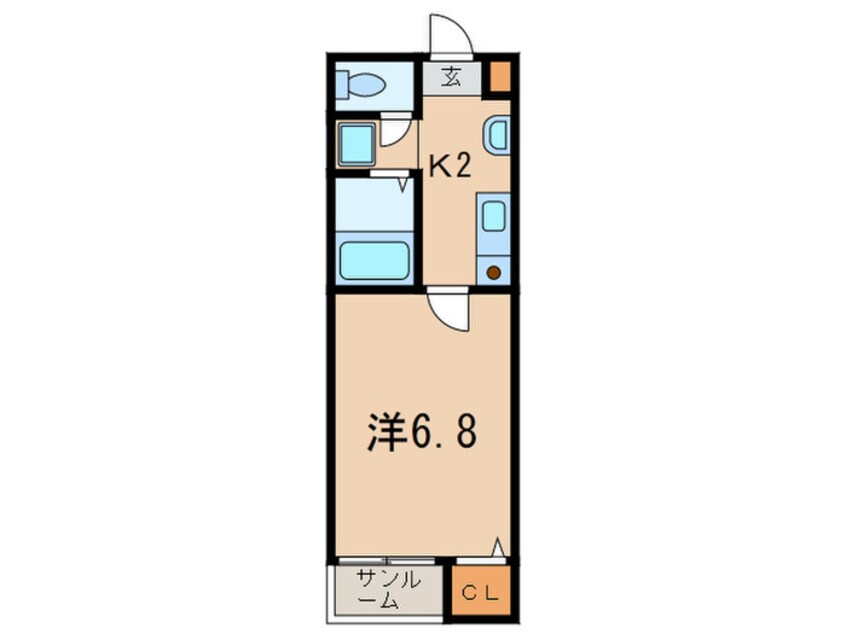 間取図 アルビ三条