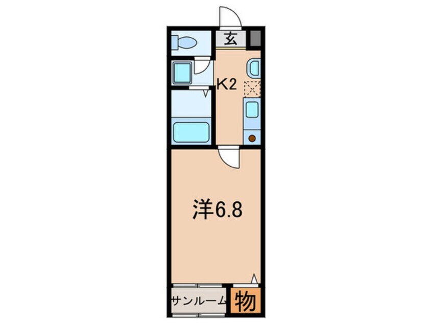 間取図 アルビ三条