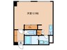 守山駅前M＆Dビル 1Rの間取り