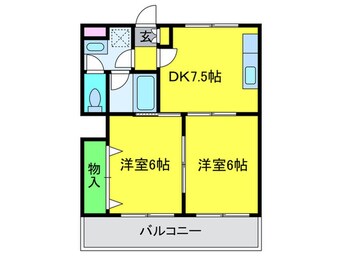 間取図 パレス堺