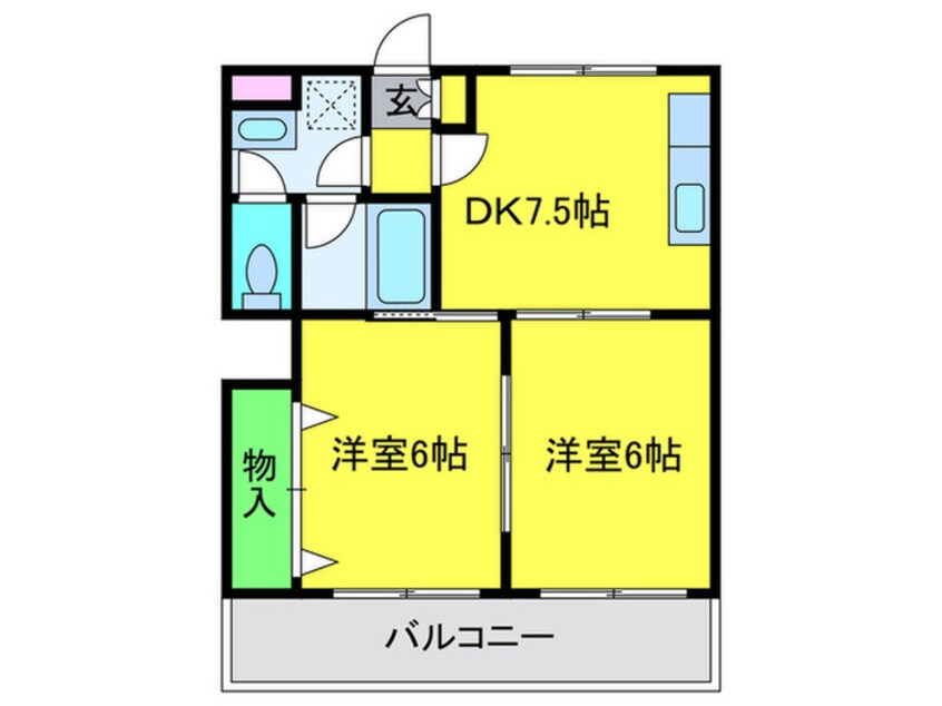 間取図 パレス堺