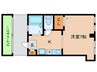 パークアベニュー 1Kの間取り