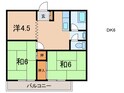 ピュアコ－ト潮見が丘の間取図