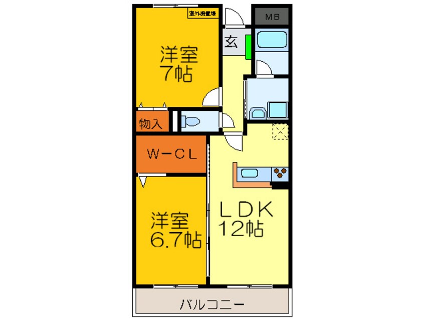 間取図 ポラリスＡ棟