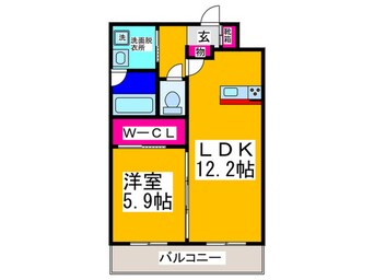 間取図 ブリーゼ三国ヶ丘