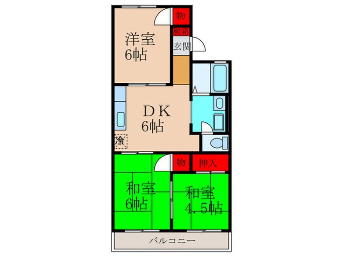 間取り図 サンロイヤル