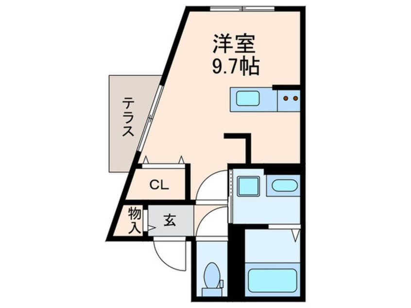 間取図 キャルムコート星田２番館