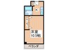 シャト－森岡 1Kの間取り