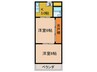 シャト－森岡 2Kの間取り